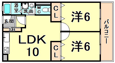 兵庫県西宮市里中町２ 鳴尾・武庫川女子大前駅 2LDK マンション 賃貸物件詳細