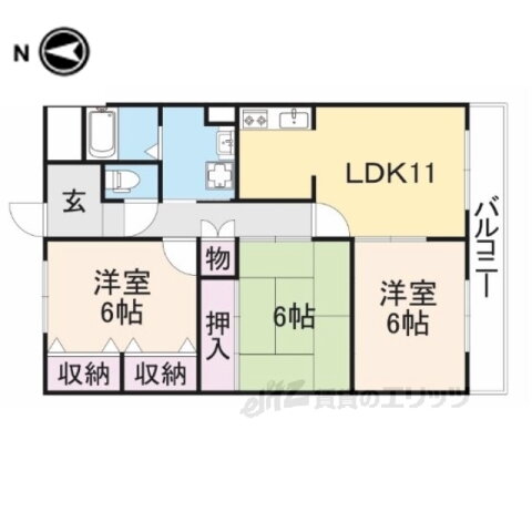 兵庫県尼崎市大庄北３ 立花駅 3LDK マンション 賃貸物件詳細