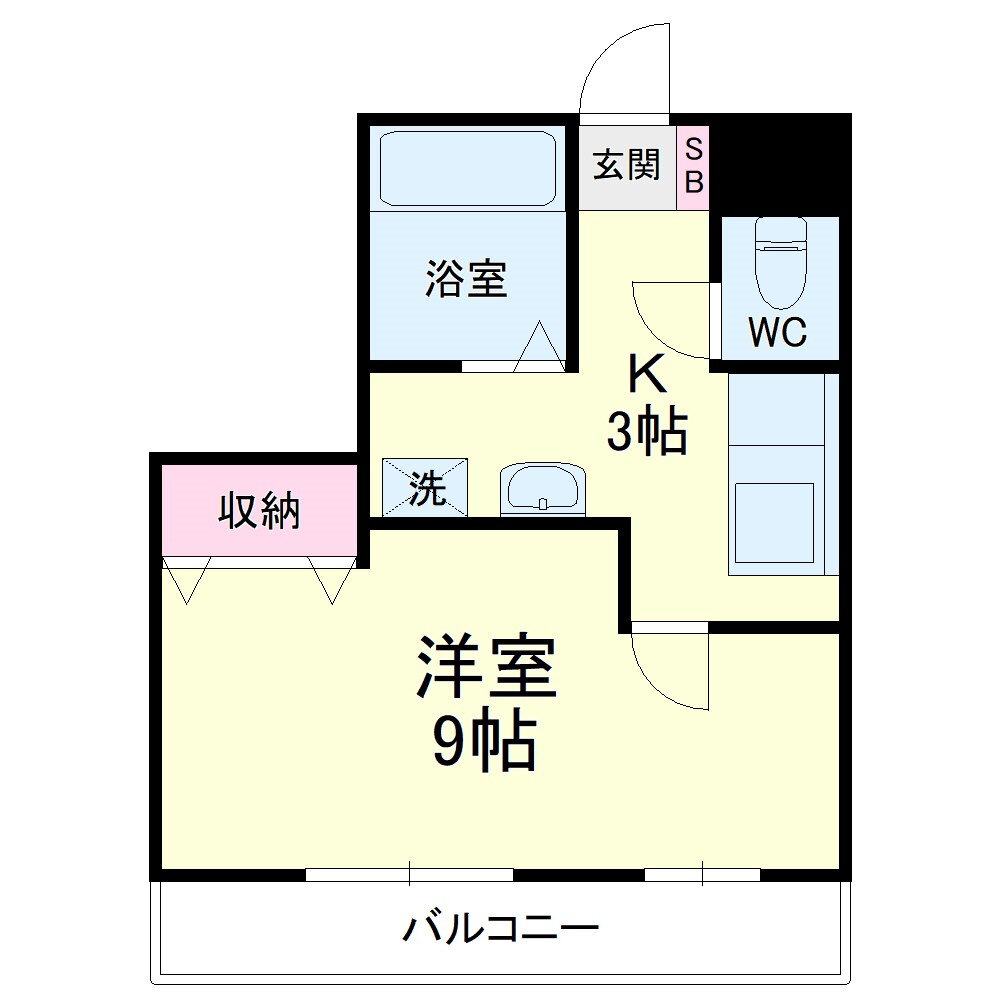 静岡県浜松市中央区海老塚２ 新浜松駅 1K マンション 賃貸物件詳細