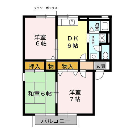 千葉県千葉市緑区おゆみ野４ 鎌取駅 2LDK アパート 賃貸物件詳細