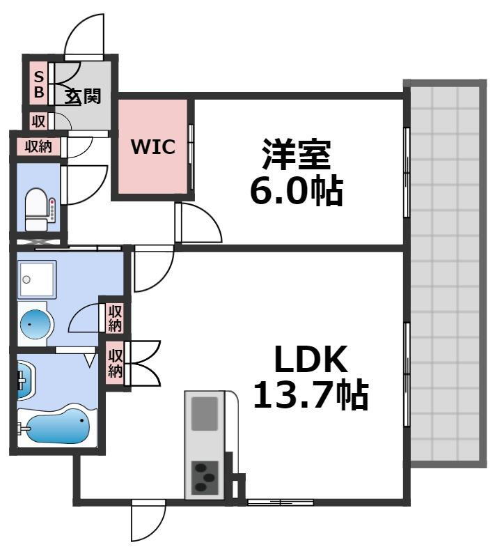 大阪府大阪市生野区鶴橋１ 鶴橋駅 1LDK マンション 賃貸物件詳細