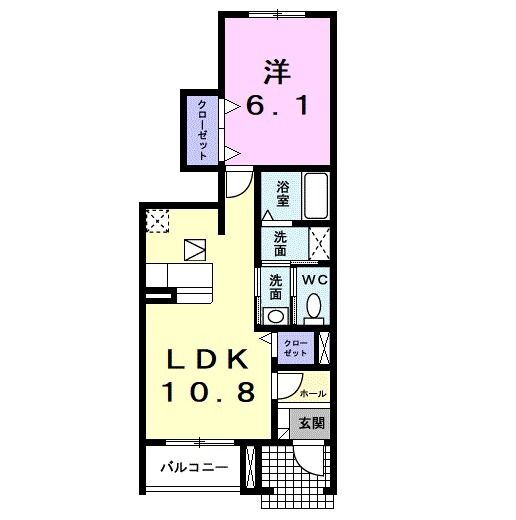 プラ－ジュ　サントゥールＩＩ 1階 1LDK 賃貸物件詳細