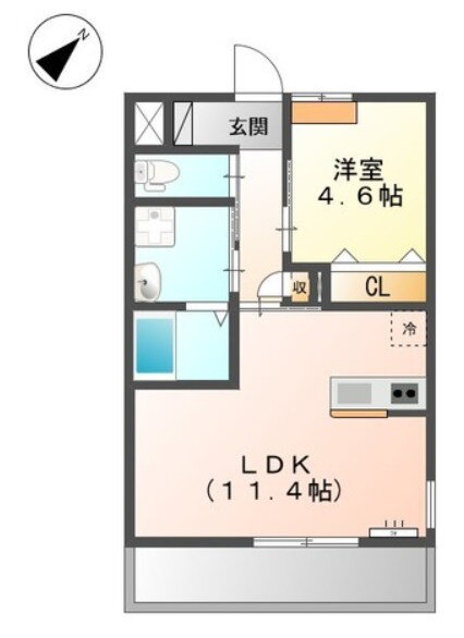 兵庫県加古川市加古川町稲屋 尾上の松駅 1LDK アパート 賃貸物件詳細