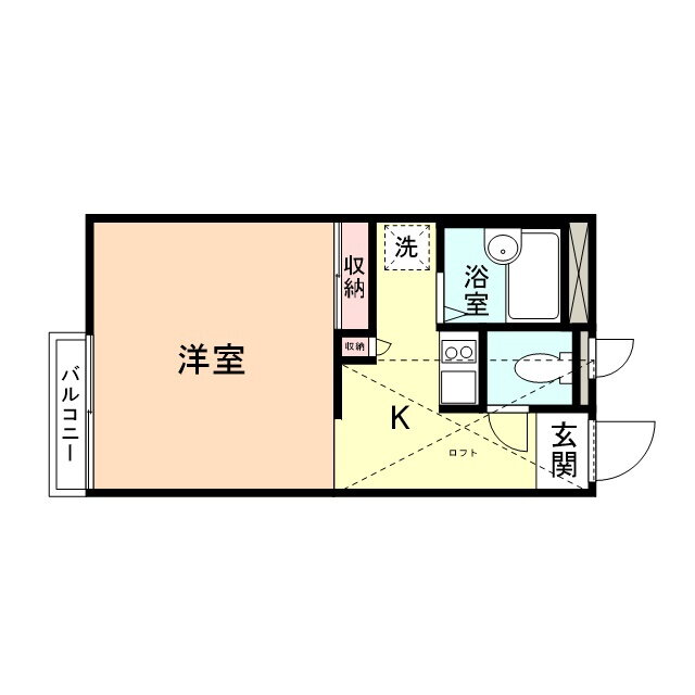 富山県富山市呉羽町 呉羽駅 1K アパート 賃貸物件詳細