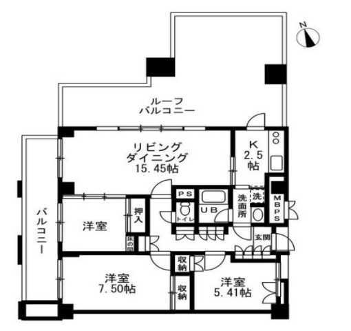 東京都豊島区池袋２ 池袋駅 3LDK マンション 賃貸物件詳細