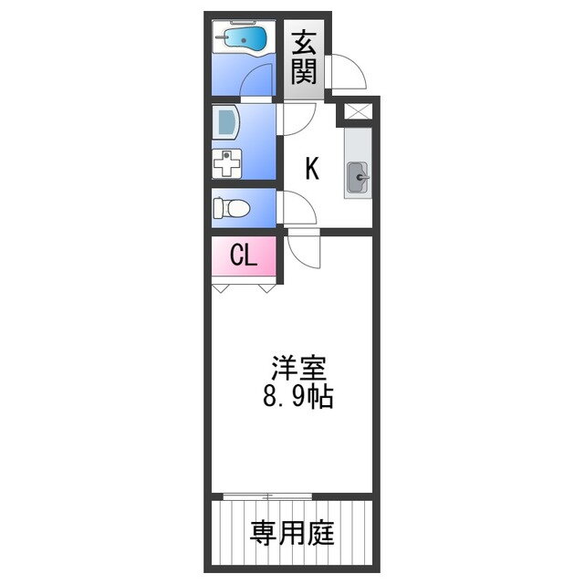 和歌山県和歌山市東長町５ 和歌山市駅 1K アパート 賃貸物件詳細