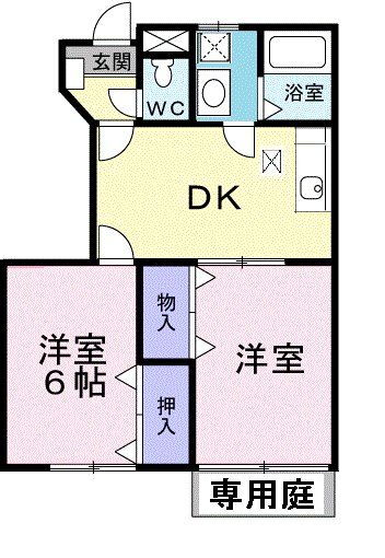 埼玉県志木市中宗岡２ 志木駅 2DK アパート 賃貸物件詳細