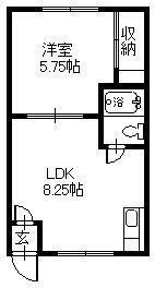 ニューマンション１０ 1階 1DK 賃貸物件詳細