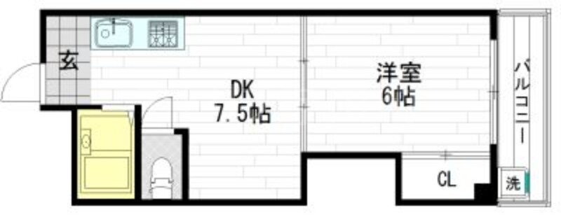 大阪府大阪市生野区巽南５ 南巽駅 1DK マンション 賃貸物件詳細