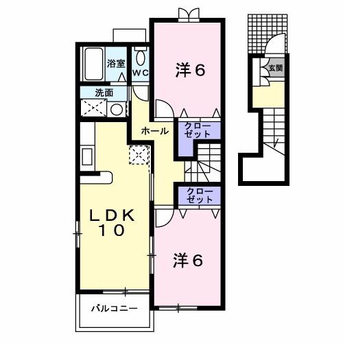 千葉県大網白里市みどりが丘４ 大網駅 2LDK アパート 賃貸物件詳細