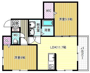 大阪府羽曳野市桃山台２ 古市駅 2LDK アパート 賃貸物件詳細