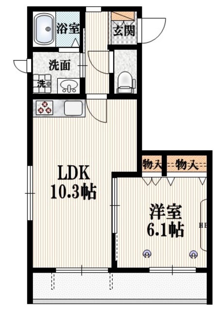 東京都武蔵野市境５ 武蔵境駅 1LDK マンション 賃貸物件詳細