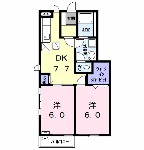 愛知県あま市上萱津左渡 須ケ口駅 2DK アパート 賃貸物件詳細