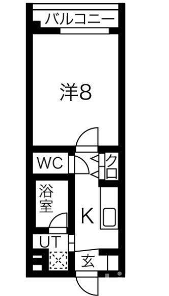 宮城県仙台市若林区元茶畑 連坊駅 1K アパート 賃貸物件詳細