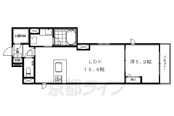 京都府京都市下京区万寿寺中之町 五条駅 1LDK マンション 賃貸物件詳細