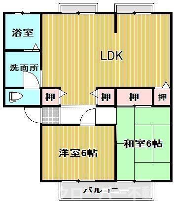 香川県綾歌郡宇多津町浜七番丁 宇多津駅 2LDK アパート 賃貸物件詳細