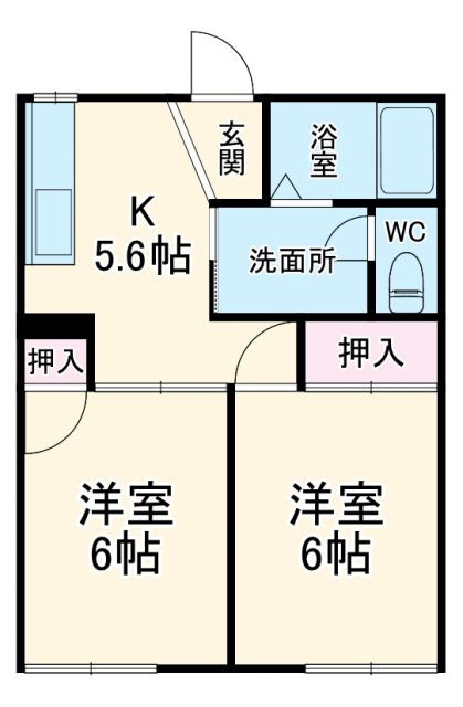 千葉県佐倉市江原台２ 京成臼井駅 2DK アパート 賃貸物件詳細