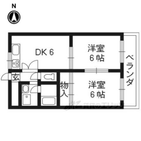 京都府京都市伏見区久我本町 向日町駅 2DK マンション 賃貸物件詳細