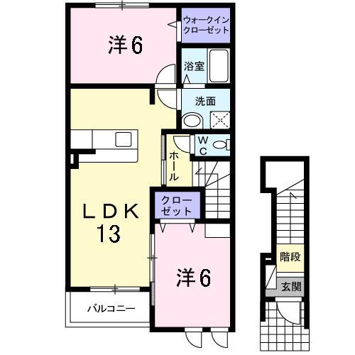 兵庫県姫路市土山４ 播磨高岡駅 2LDK アパート 賃貸物件詳細
