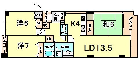 兵庫県西宮市新甲陽町 甲陽園駅 3LDK マンション 賃貸物件詳細