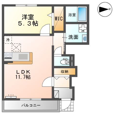 愛知県あま市坂牧西之宮 甚目寺駅 1LDK アパート 賃貸物件詳細
