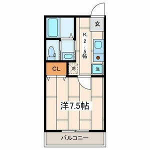 メゾンブランシェ鵠沼 2階 1K 賃貸物件詳細