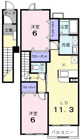高知県香南市野市町東野 のいち駅 2LDK アパート 賃貸物件詳細