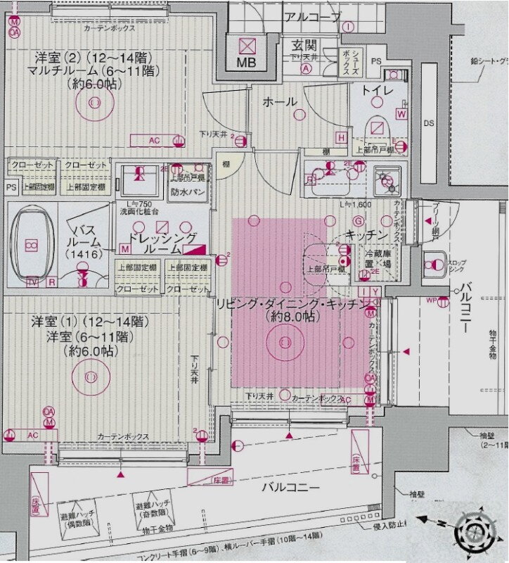 東京都新宿区新小川町 飯田橋駅 2LDK マンション 賃貸物件詳細