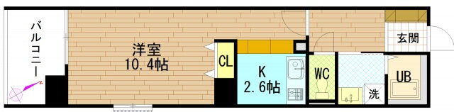 広島県広島市中区上幟町 女学院前駅 ワンルーム マンション 賃貸物件詳細