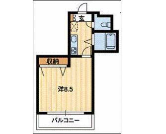 プティハイム本町 5階 ワンルーム 賃貸物件詳細