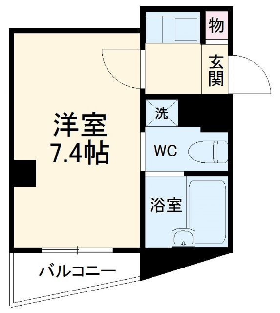 ＦＹＳビル 3階 1K 賃貸物件詳細