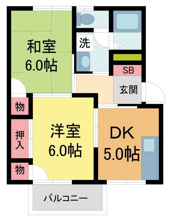 兵庫県西宮市分銅町 西宮駅 2DK アパート 賃貸物件詳細