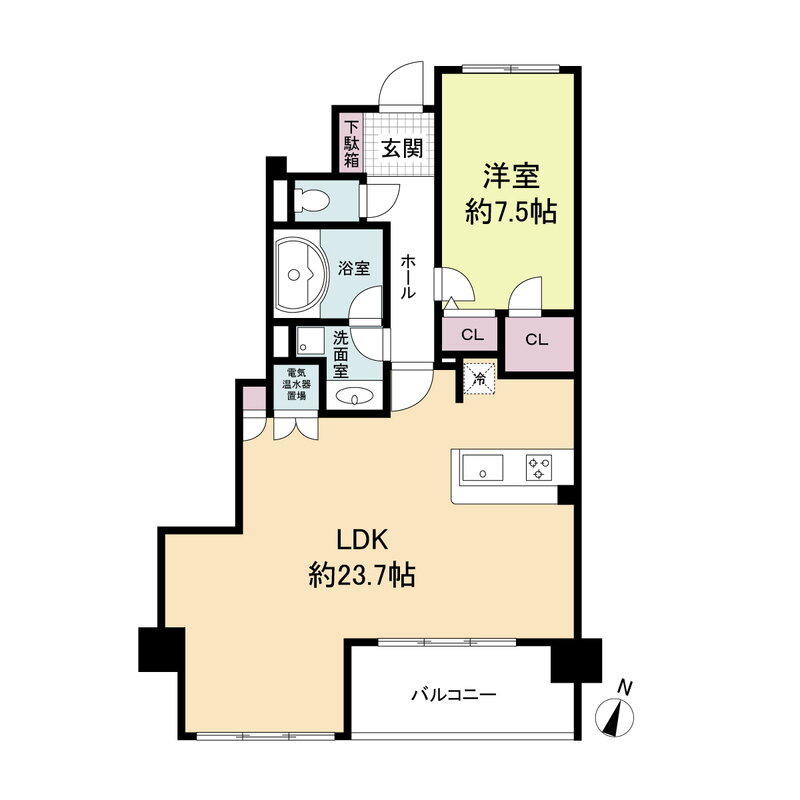 グレンパーク梅田北 8階 2LDK 賃貸物件詳細