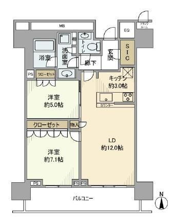 ザ・パークハウス晴海タワーズクロノレジデンス 28階 2LDK 賃貸物件詳細