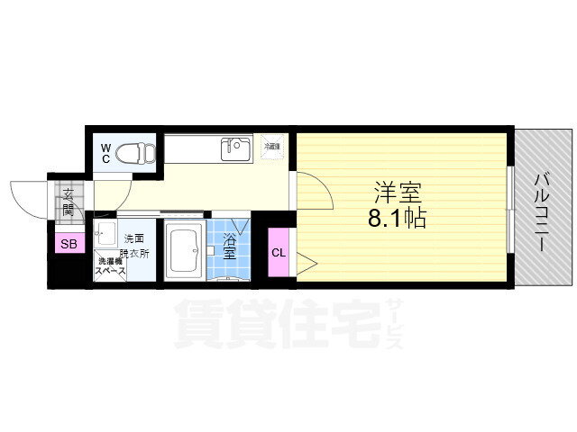 京都府京都市東山区今熊野宝蔵町 七条駅 1K マンション 賃貸物件詳細