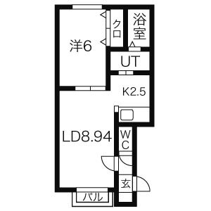 北海道札幌市豊平区平岸六条１１ 南平岸駅 1LDK アパート 賃貸物件詳細