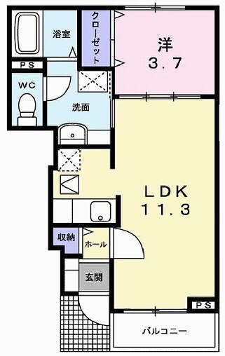 兵庫県姫路市別所町小林 曽根駅 1LDK アパート 賃貸物件詳細
