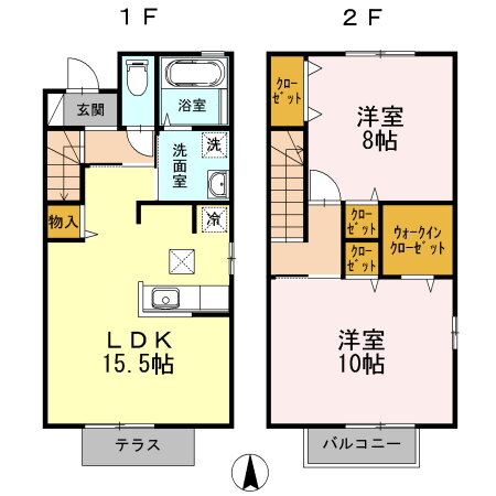 広島県福山市手城町４ 東福山駅 2LDK 一戸建て 賃貸物件詳細