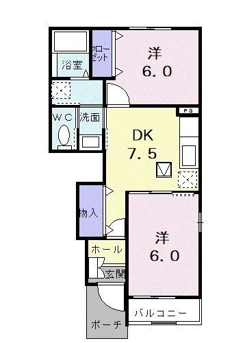 埼玉県所沢市小手指南４ 小手指駅 2DK アパート 賃貸物件詳細