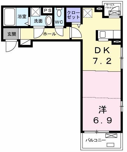 東京都東大和市立野１ 上北台駅 1DK アパート 賃貸物件詳細