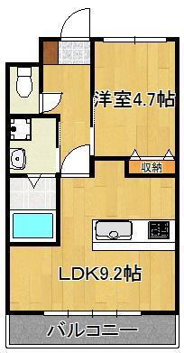福岡県中間市中間１ 中間駅 1LDK アパート 賃貸物件詳細