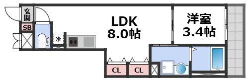 大阪府大阪市城東区東中浜９ 緑橋駅 1LDK マンション 賃貸物件詳細