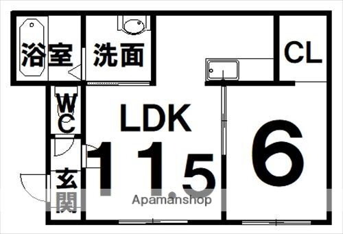 北海道帯広市西十五条南３ 柏林台駅 1LDK アパート 賃貸物件詳細