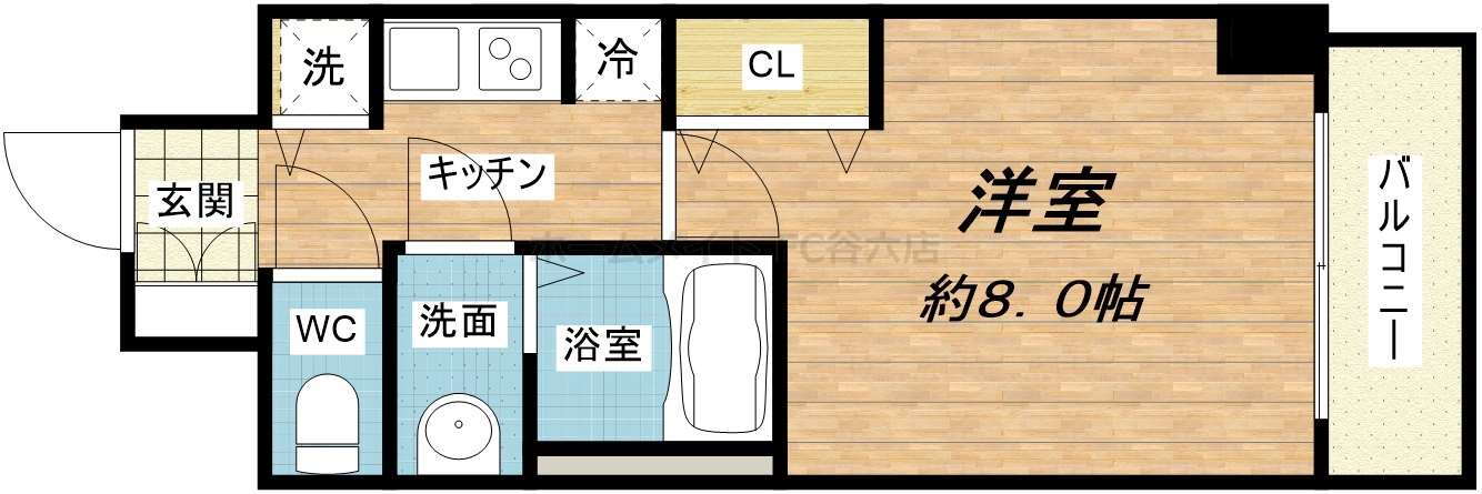 大阪府大阪市中央区島町２ 天満橋駅 1K マンション 賃貸物件詳細