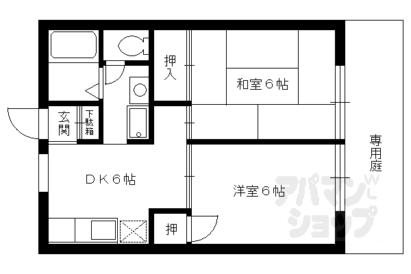 京都府京都市右京区太秦海正寺町 太秦天神川駅 2DK アパート 賃貸物件詳細