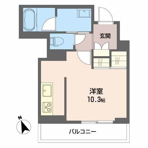 富山県高岡市宝町 志貴野中学校前駅 ワンルーム マンション 賃貸物件詳細