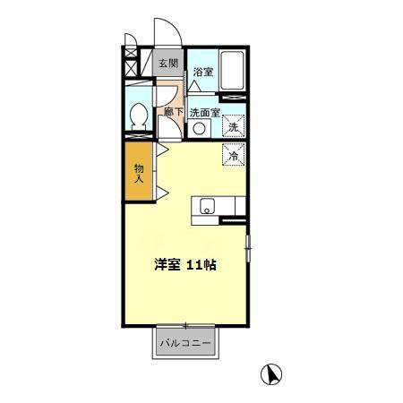 神奈川県厚木市金田 本厚木駅 ワンルーム アパート 賃貸物件詳細