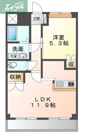 岡山県岡山市北区田中 北長瀬駅 1LDK マンション 賃貸物件詳細