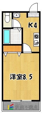 福岡県大牟田市大字三池 1K アパート 賃貸物件詳細