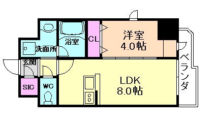 大阪府大阪市福島区吉野１ 野田駅 1LDK マンション 賃貸物件詳細